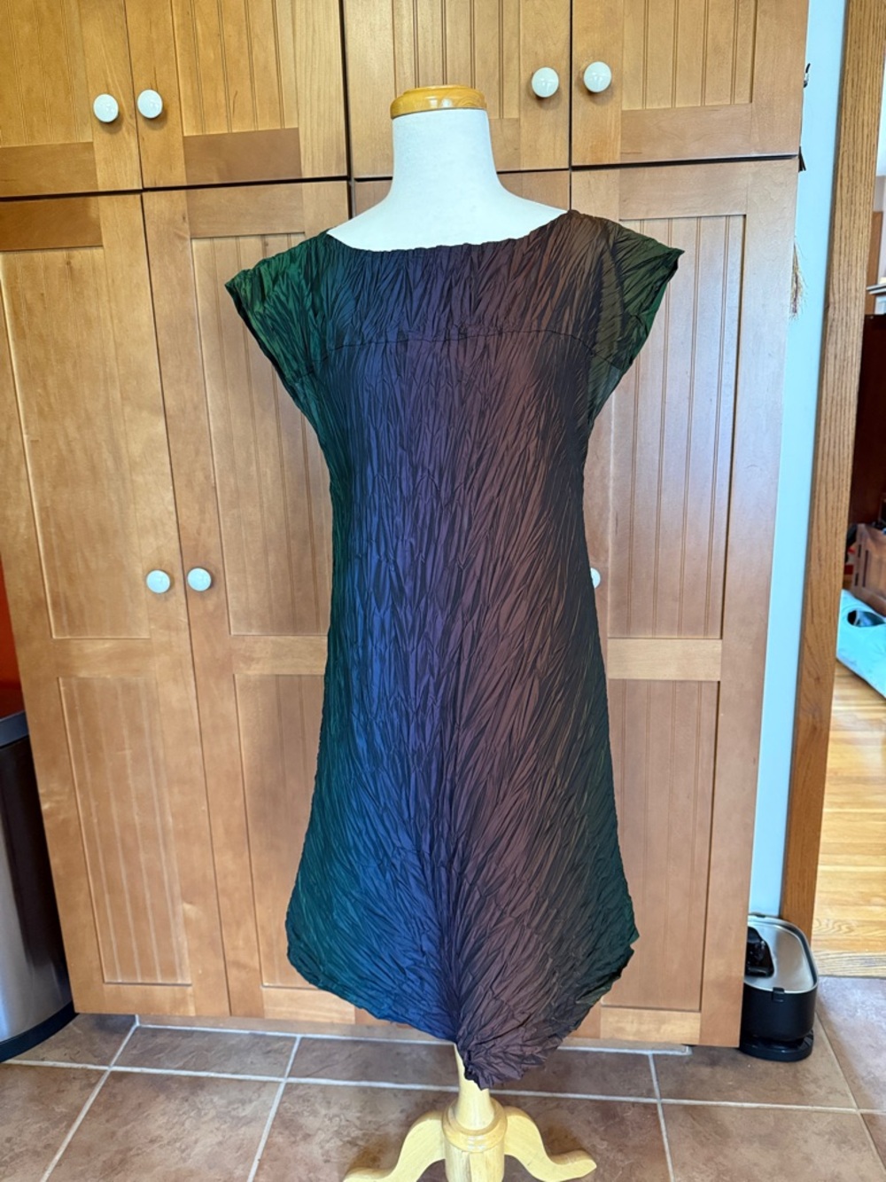 Babette Crinkle color blending Dress
